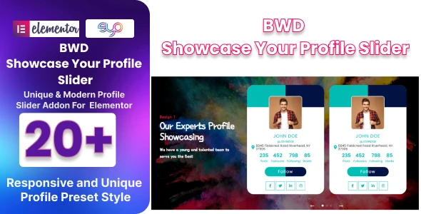 User Profile Elementor
